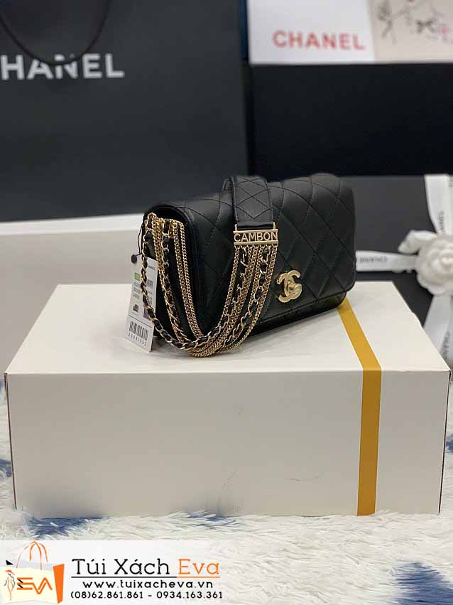 Túi Xách Chanel Bag Siêu Cấp Màu Đen Đẹp M44100.