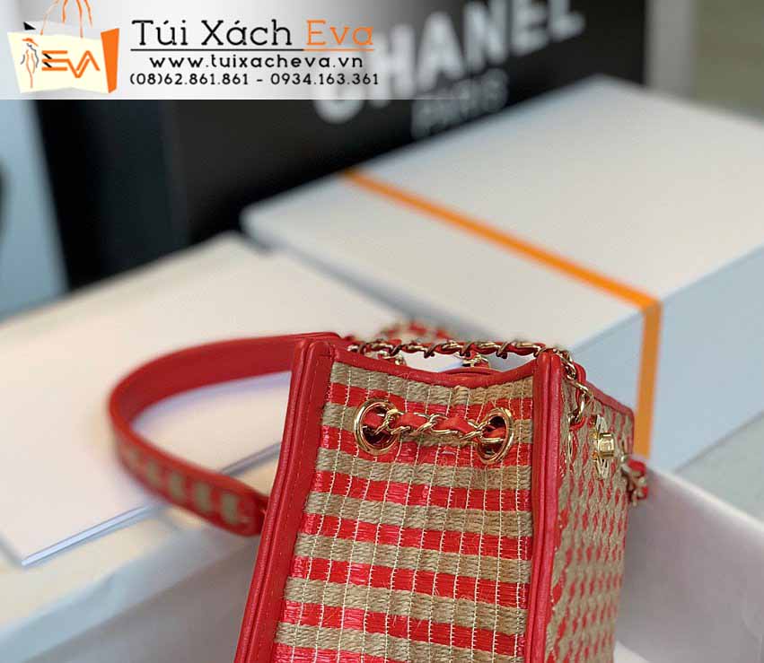 Túi Xách Chanel Bag Siêu Cấp Màu Đỏ Sọc Đẹp.