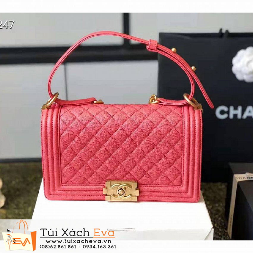 Túi Xách Chanel Boy Bag Siêu Cấp Màu Cam Đẹp.