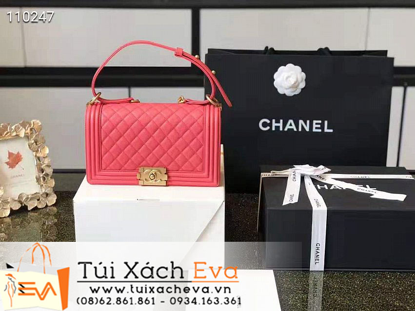 Túi Xách Chanel Boy Bag Siêu Cấp Màu Cam Đẹp.