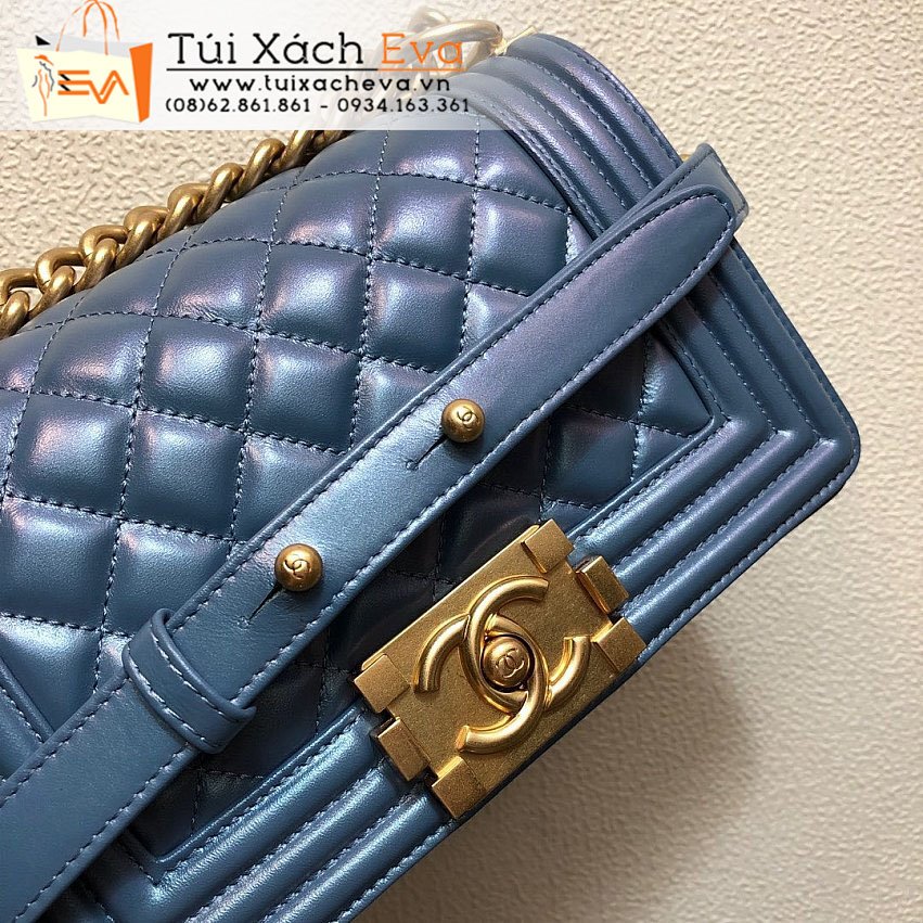 Túi Xách Chanel Boy Bag Siêu Cấp Màu Xanh Đẹp.