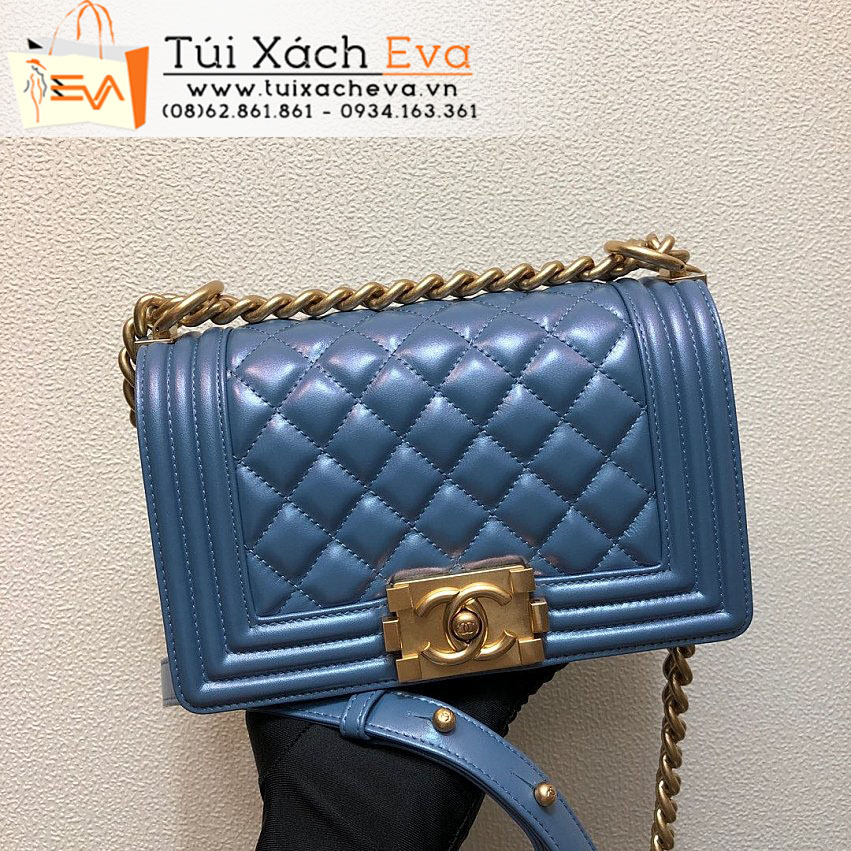 Túi Xách Chanel Boy Bag Siêu Cấp Màu Xanh Đẹp.