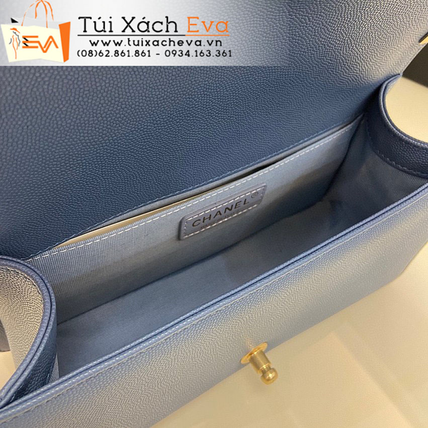 Túi Xách Chanel Boy Bag Siêu Cấp Màu Xanh Đẹp M67086.