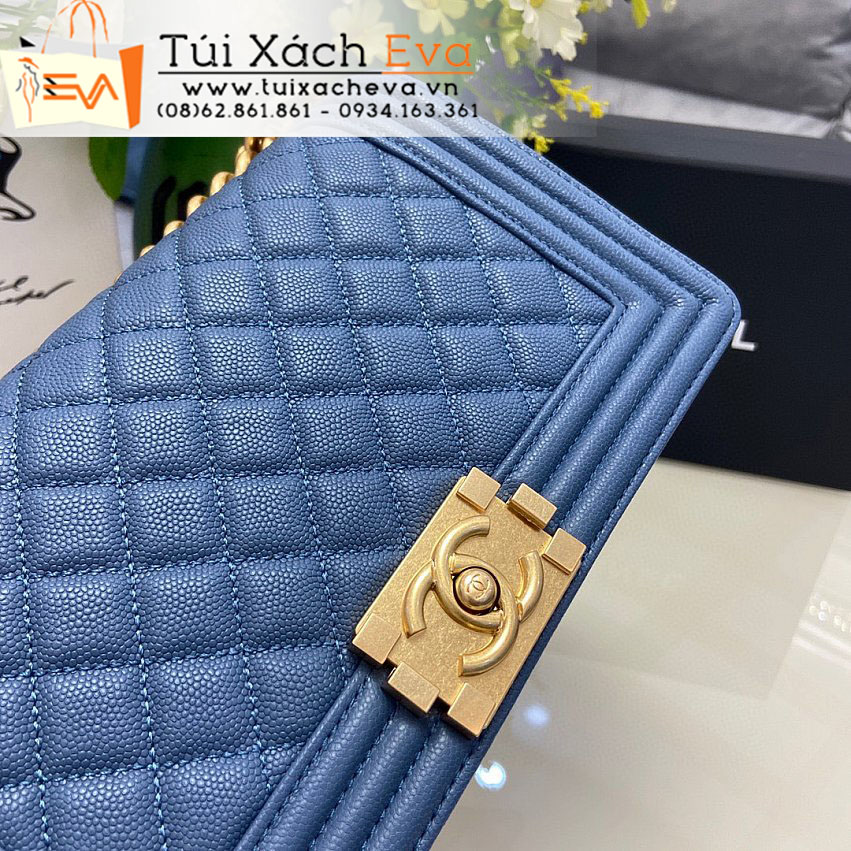 Túi Xách Chanel Boy Bag Siêu Cấp Màu Xanh Đẹp M67086.