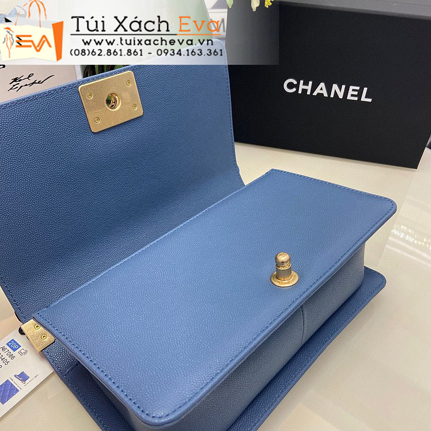 Túi Xách Chanel Boy Bag Siêu Cấp Màu Xanh Đẹp M67086.