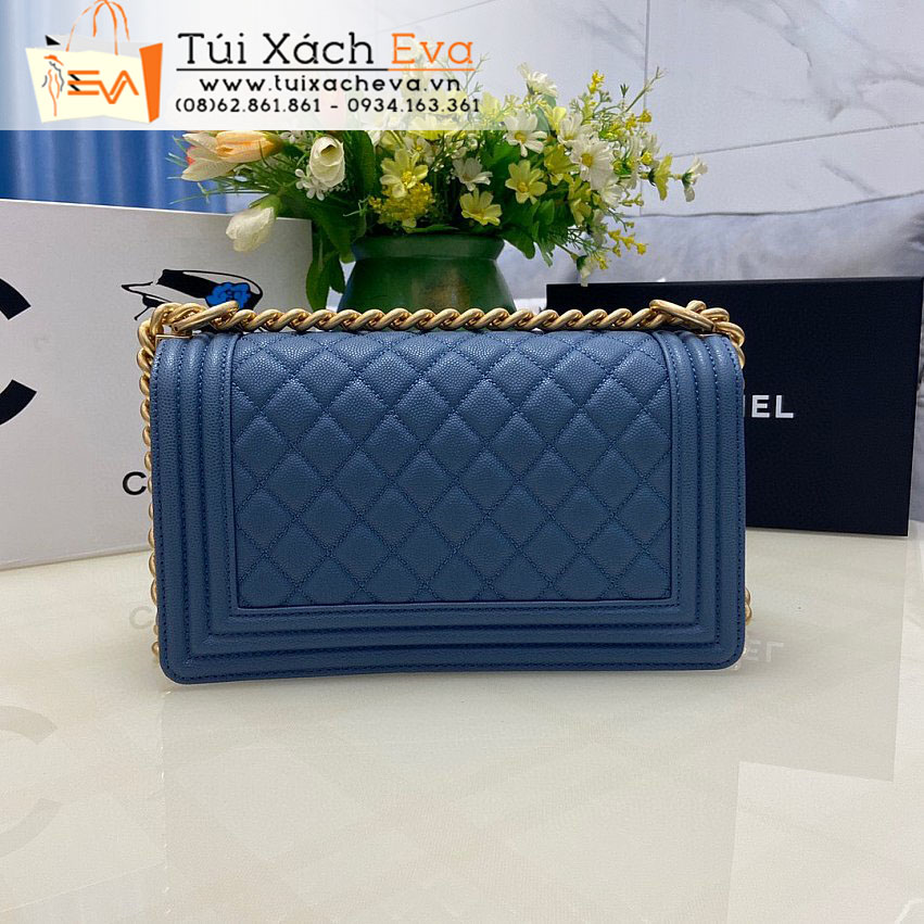 Túi Xách Chanel Boy Bag Siêu Cấp Màu Xanh Đẹp M67086.