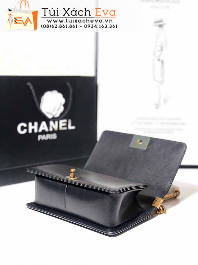 Túi Xách Chanel Boy Bag Siêu Cấp Màu Đen Đẹp M94804.