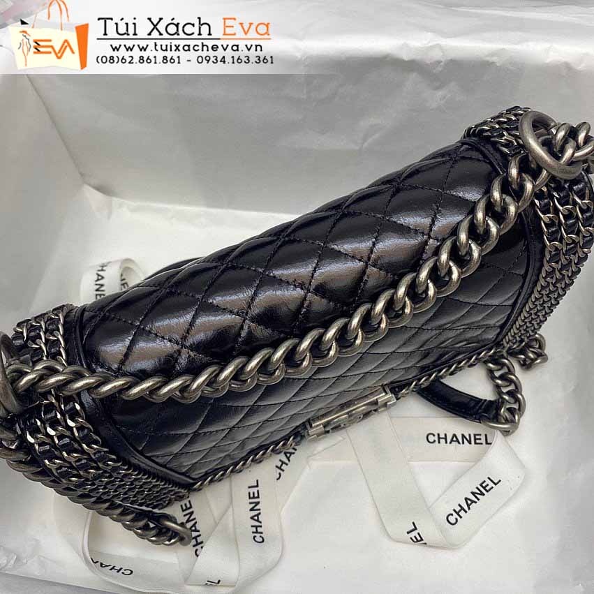 Túi Xách Chanel Boy Bag Siêu Cấp Màu Đen Đẹp.