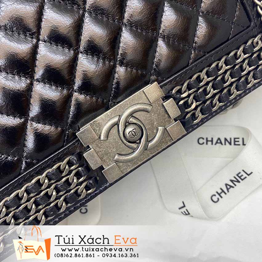 Túi Xách Chanel Boy Bag Siêu Cấp Màu Đen Đẹp.
