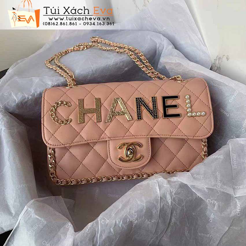 Túi Xách Chanel Classic Flap Bag Siêu Cấp Màu Cam Đẹp.