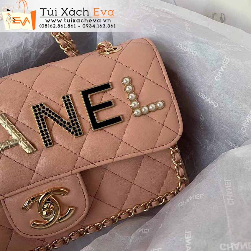 Túi Xách Chanel Classic Flap Bag Siêu Cấp Màu Cam Đẹp.