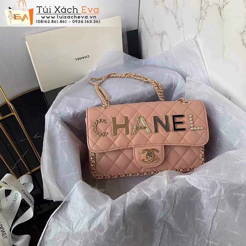 Túi Xách Chanel Classic Flap Bag Siêu Cấp Màu Cam Đẹp.