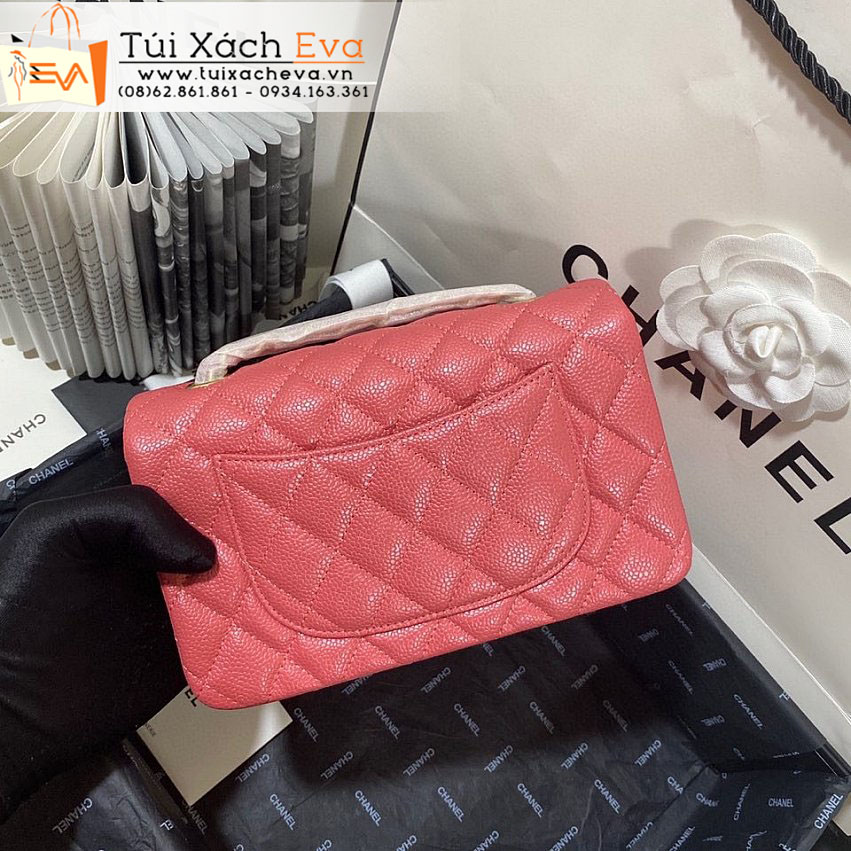 Túi Xách Chanel Classic Flap Bag Siêu Cấp Màu Cam Đẹp M1116.