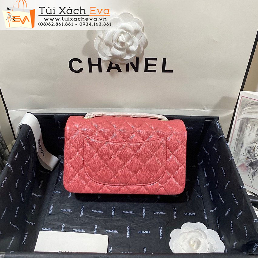 Túi Xách Chanel Classic Flap Bag Siêu Cấp Màu Cam Đẹp M1116.