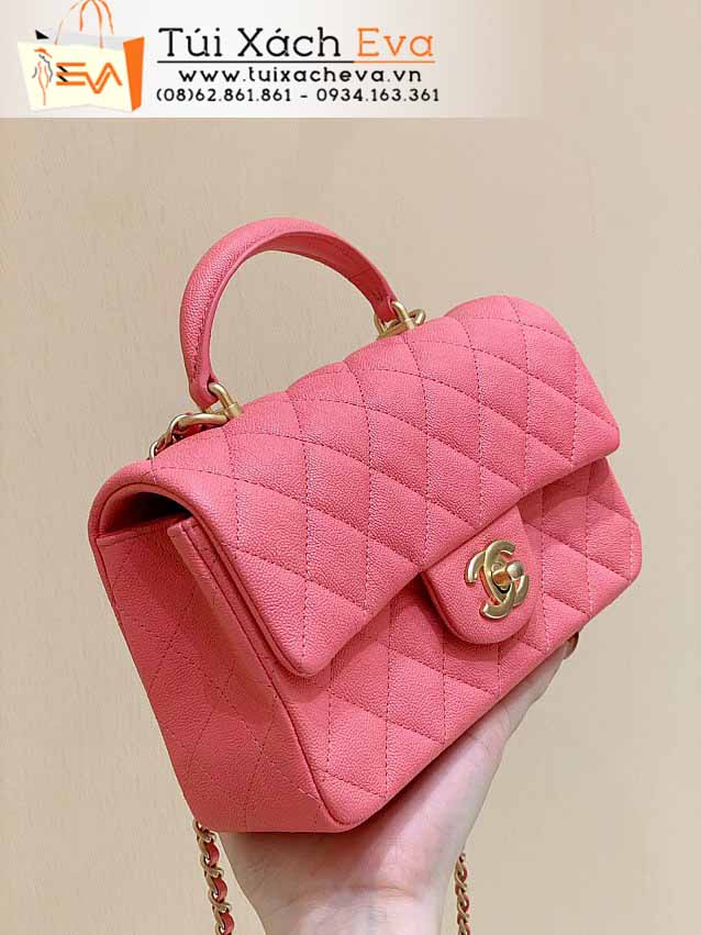 Túi Xách Chanel Classic Flap Bag Siêu Cấp Màu Hồng Đẹp M2431.