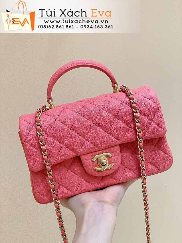 Túi Xách Chanel Classic Flap Bag Siêu Cấp Màu Hồng Đẹp M2431.