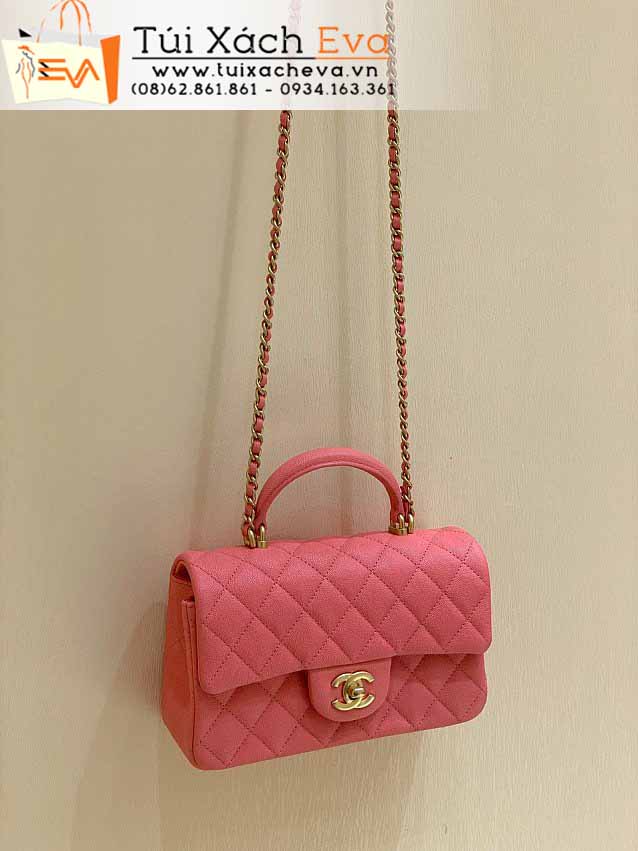 Túi Xách Chanel Classic Flap Bag Siêu Cấp Màu Hồng Đẹp M2431.