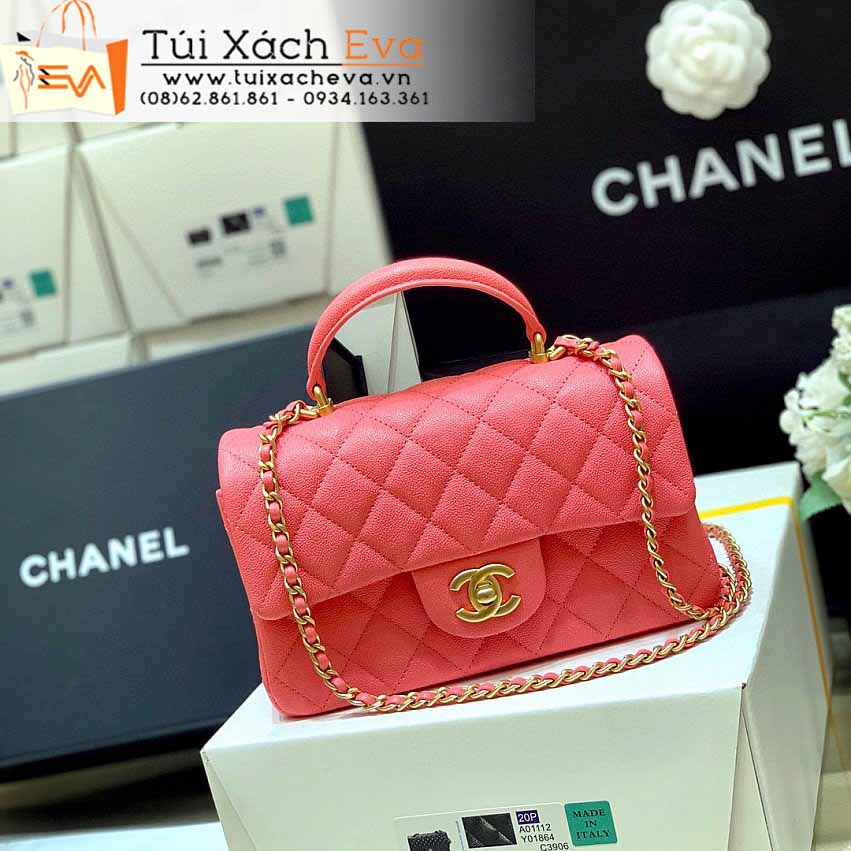 Túi Xách Chanel Classic Flap Bag Siêu Cấp Màu Hồng Đẹp M2431.