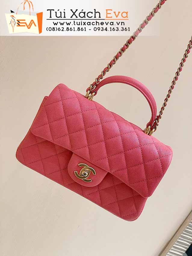 Túi Xách Chanel Classic Flap Bag Siêu Cấp Màu Hồng Đẹp M2431.