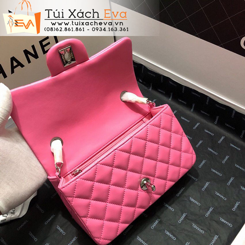 Túi Xách Chanel Classic Flap Bag Siêu Cấp Màu Hồng Đẹp M1116.