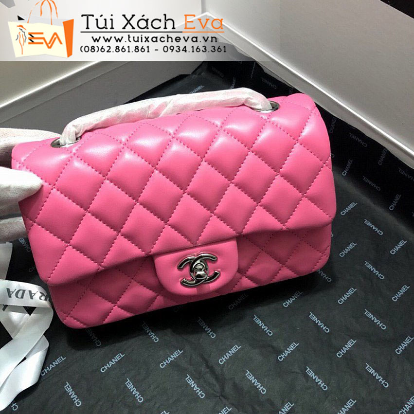 Túi Xách Chanel Classic Flap Bag Siêu Cấp Màu Hồng Đẹp M1116.