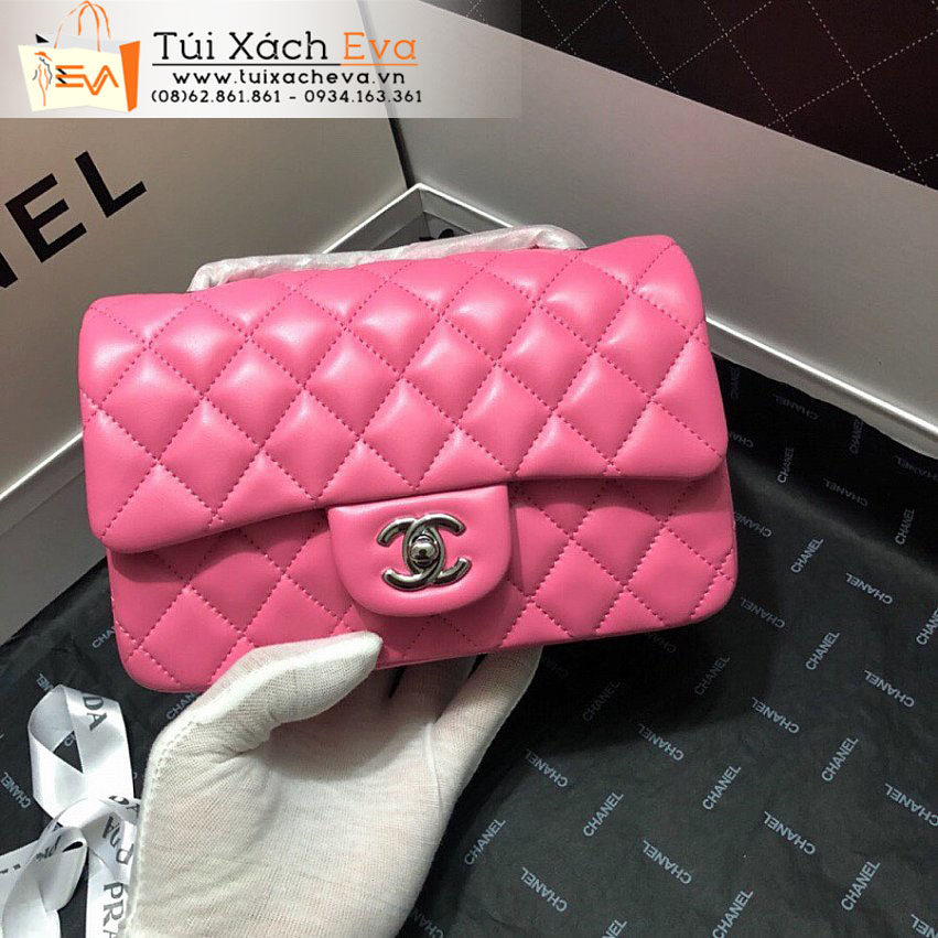 Túi Xách Chanel Classic Flap Bag Siêu Cấp Màu Hồng Đẹp M1116.