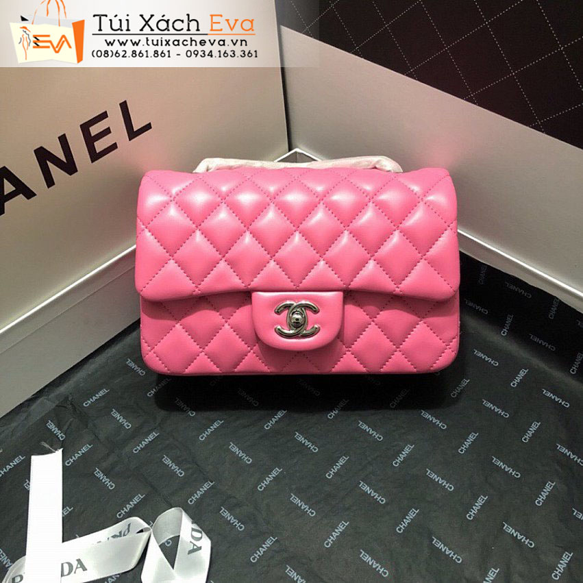 Túi Xách Chanel Classic Flap Bag Siêu Cấp Màu Hồng Đẹp M1116.