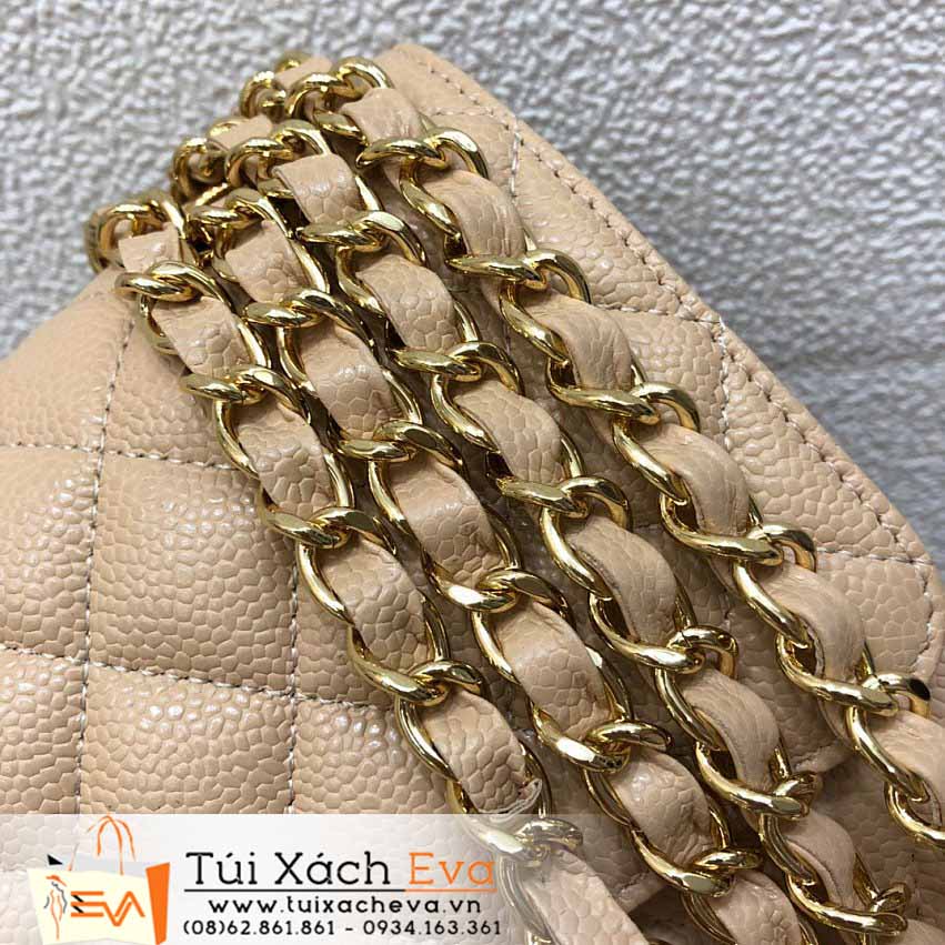 Túi Xách Chanel Classic Flap Bag SIêu Cấp Mảu Vàng Đẹp M1112.
