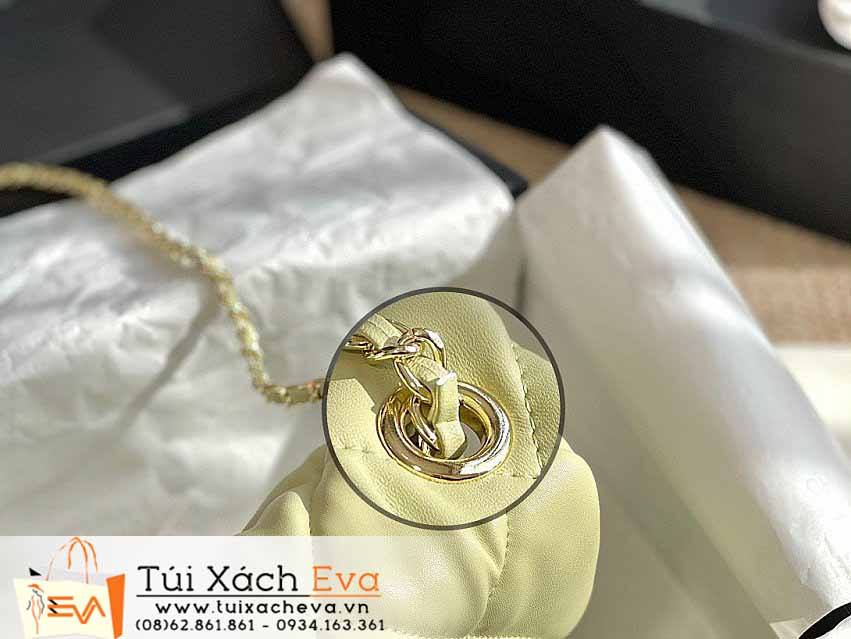 Túi Xách Chanel Classic Flap Bag Siêu Cấp Màu Vàng Đẹp.
