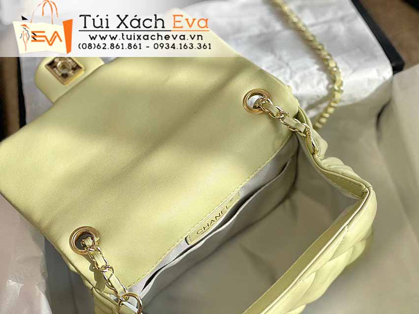 Túi Xách Chanel Classic Flap Bag Siêu Cấp Màu Vàng Đẹp.
