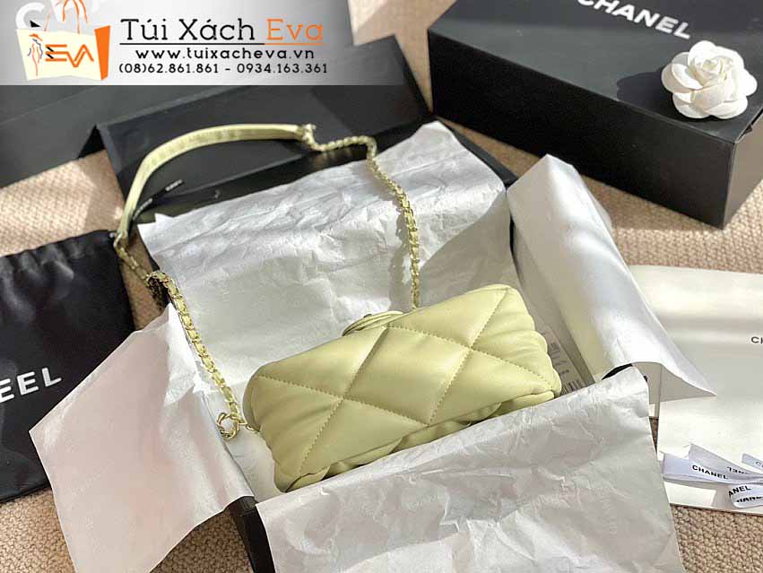 Túi Xách Chanel Classic Flap Bag Siêu Cấp Màu Vàng Đẹp.
