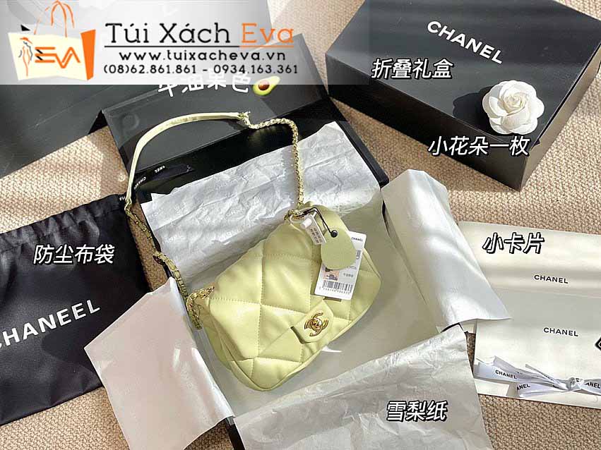 Túi Xách Chanel Classic Flap Bag Siêu Cấp Màu Vàng Đẹp.