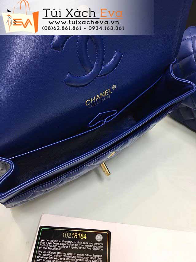 Túi Xách Chanel Classic Flap Bag Siêu Cấp Màu Xanh Đẹp M1112.
