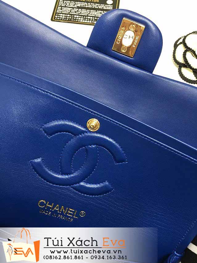 Túi Xách Chanel Classic Flap Bag Siêu Cấp Màu Xanh Đẹp M1112.