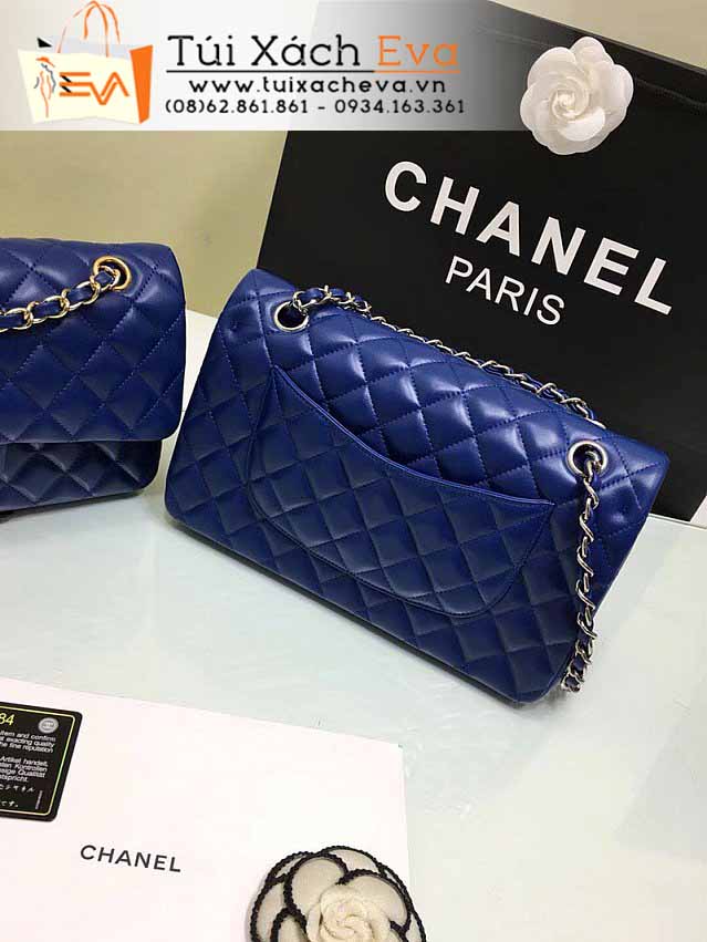 Túi Xách Chanel Classic Flap Bag Siêu Cấp Màu Xanh Đẹp M1112.