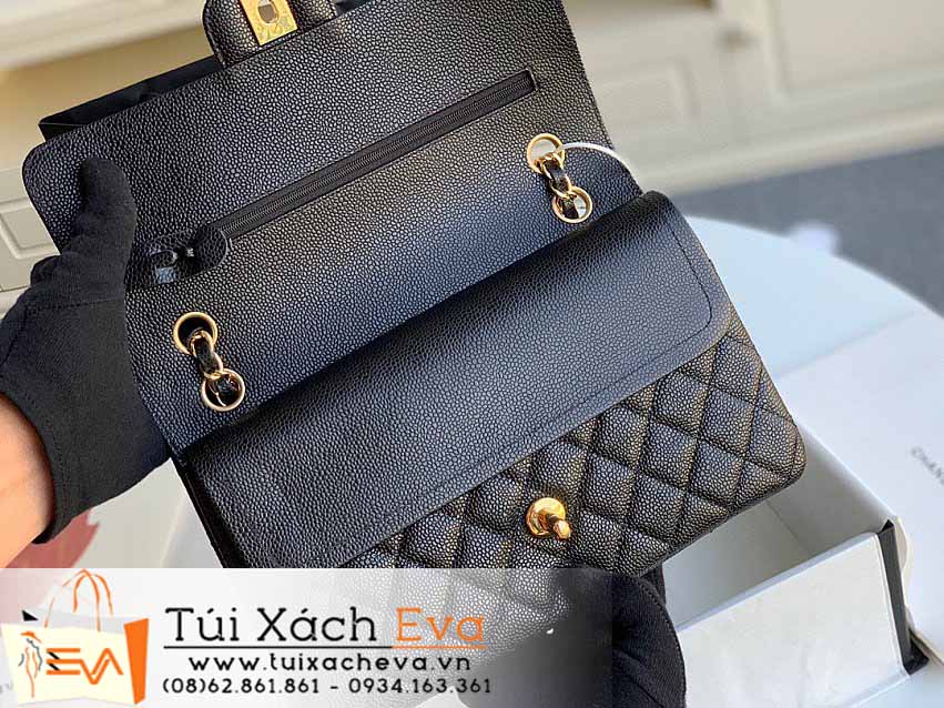 Túi Xách Chanel Classic Flap Bag Siêu Cấp Màu Đen Đẹp M1112.