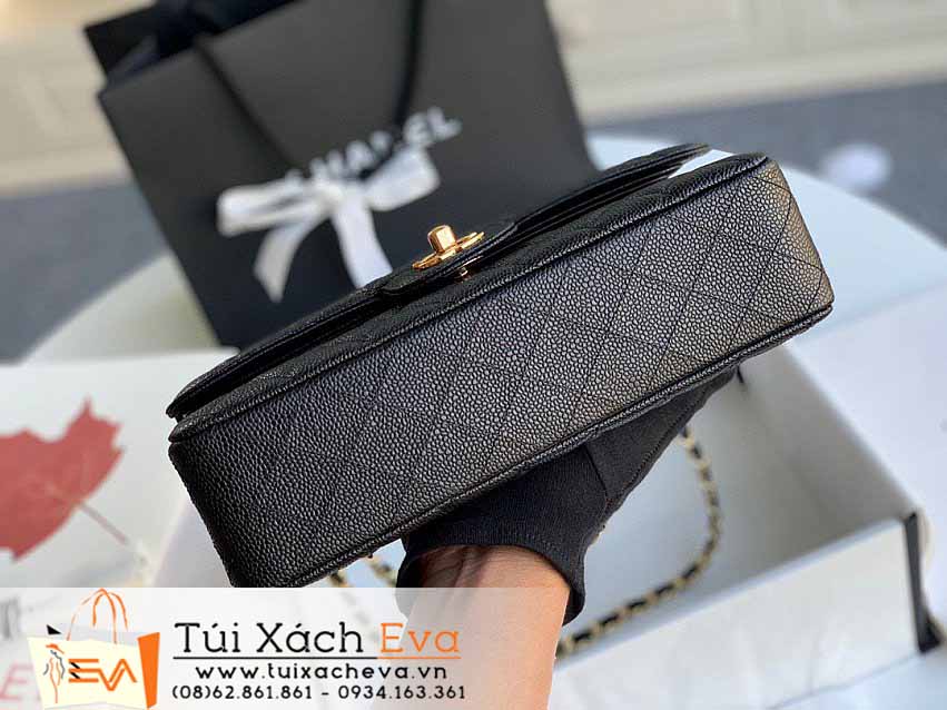 Túi Xách Chanel Classic Flap Bag Siêu Cấp Màu Đen Đẹp M1112.