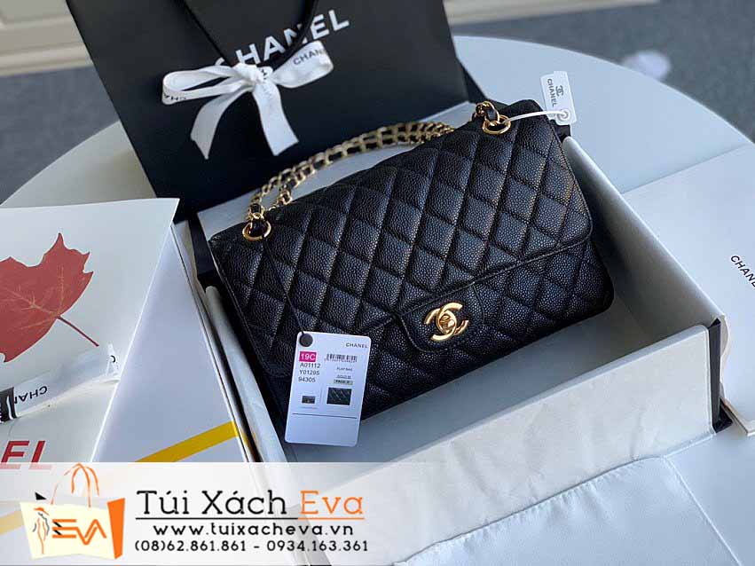 Túi Xách Chanel Classic Flap Bag Siêu Cấp Màu Đen Đẹp M1112.