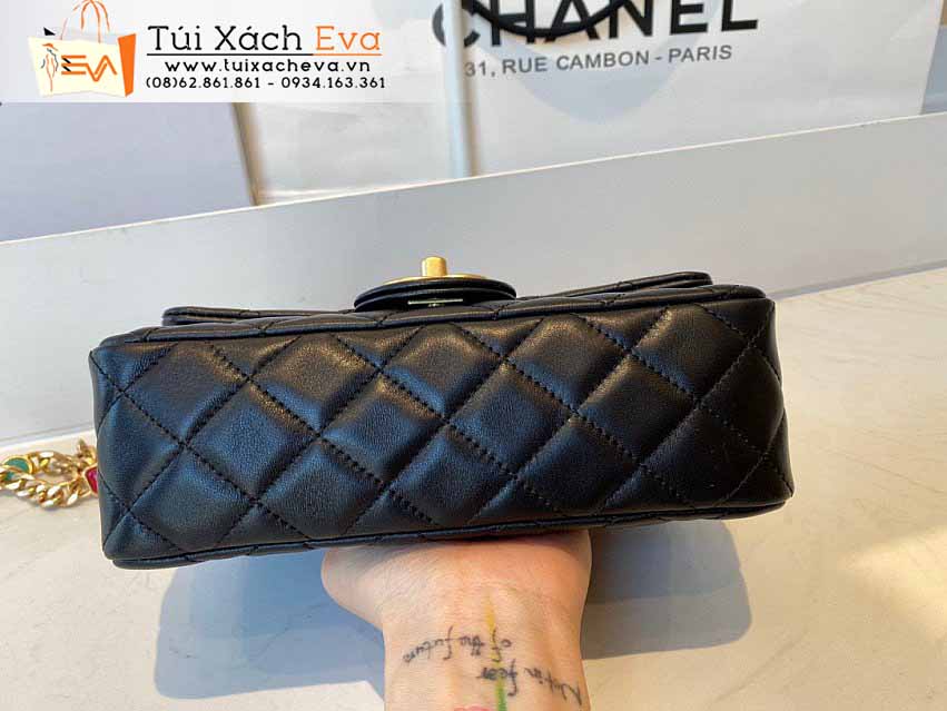 Túi Xách Chanel Classic Flap Bag Siêu Cấp Màu Đen Đẹp M2379.