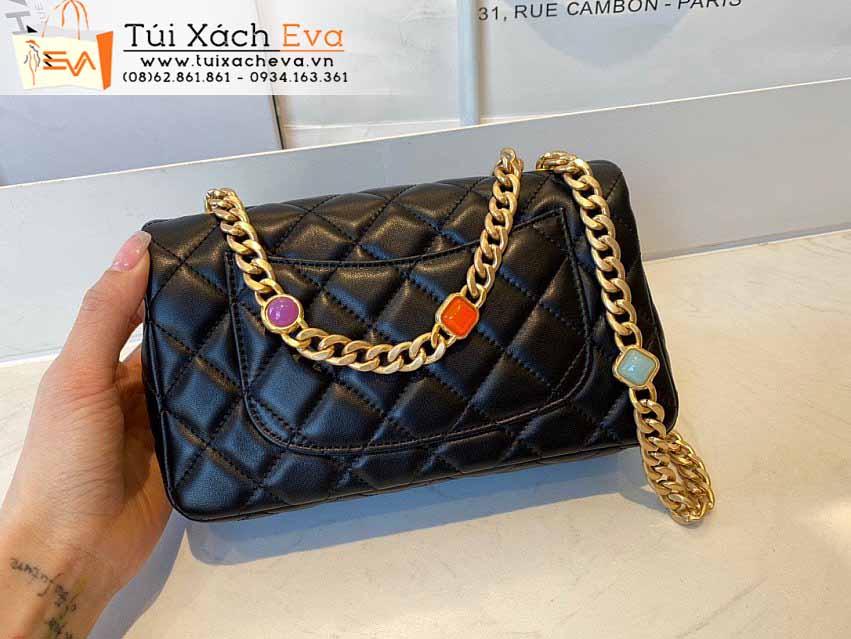 Túi Xách Chanel Classic Flap Bag Siêu Cấp Màu Đen Đẹp M2379.