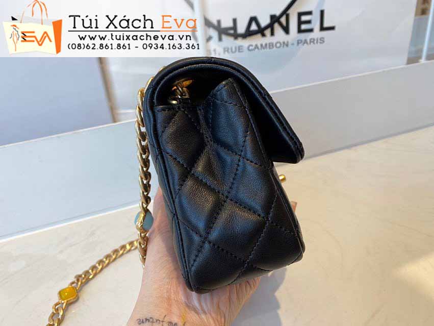 Túi Xách Chanel Classic Flap Bag Siêu Cấp Màu Đen Đẹp M2379.