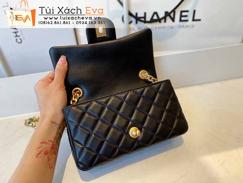 Túi Xách Chanel Classic Flap Bag Siêu Cấp Màu Đen Đẹp M2379.