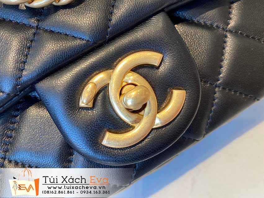 Túi Xách Chanel Classic Flap Bag Siêu Cấp Màu Đen Đẹp M2379.