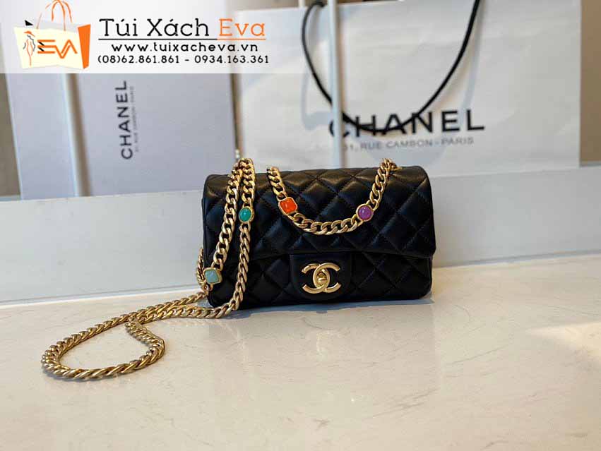Túi Xách Chanel Classic Flap Bag Siêu Cấp Màu Đen Đẹp M2379.
