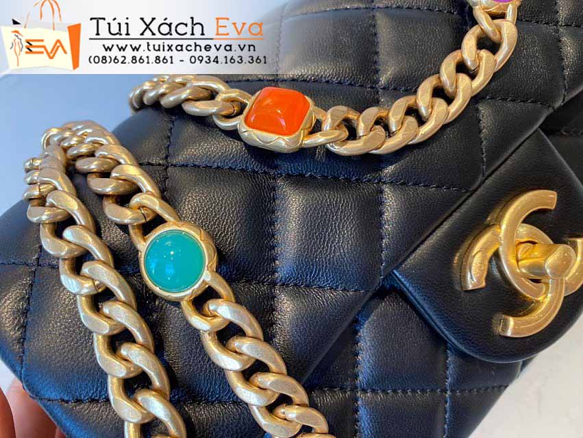 Túi Xách Chanel Classic Flap Bag Siêu Cấp Màu Đen Đẹp M2379.