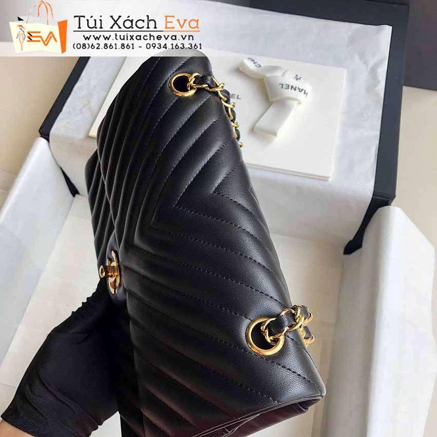 Túi Xách Chanel Classic Flap Bag Siêu Cấp Màu Đen Đẹp A1112.