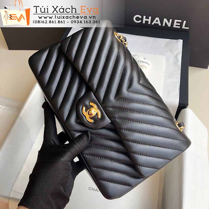 Túi Xách Chanel Classic Flap Bag Siêu Cấp Màu Đen Đẹp A1112.