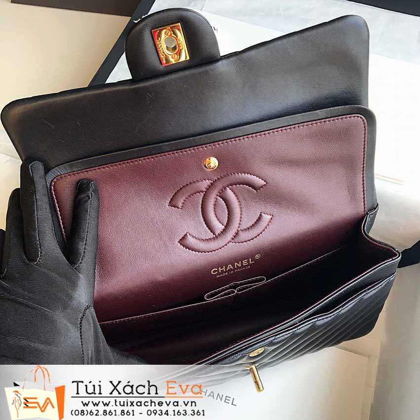 Túi Xách Chanel Classic Flap Bag Siêu Cấp Màu Đen Đẹp A1112.