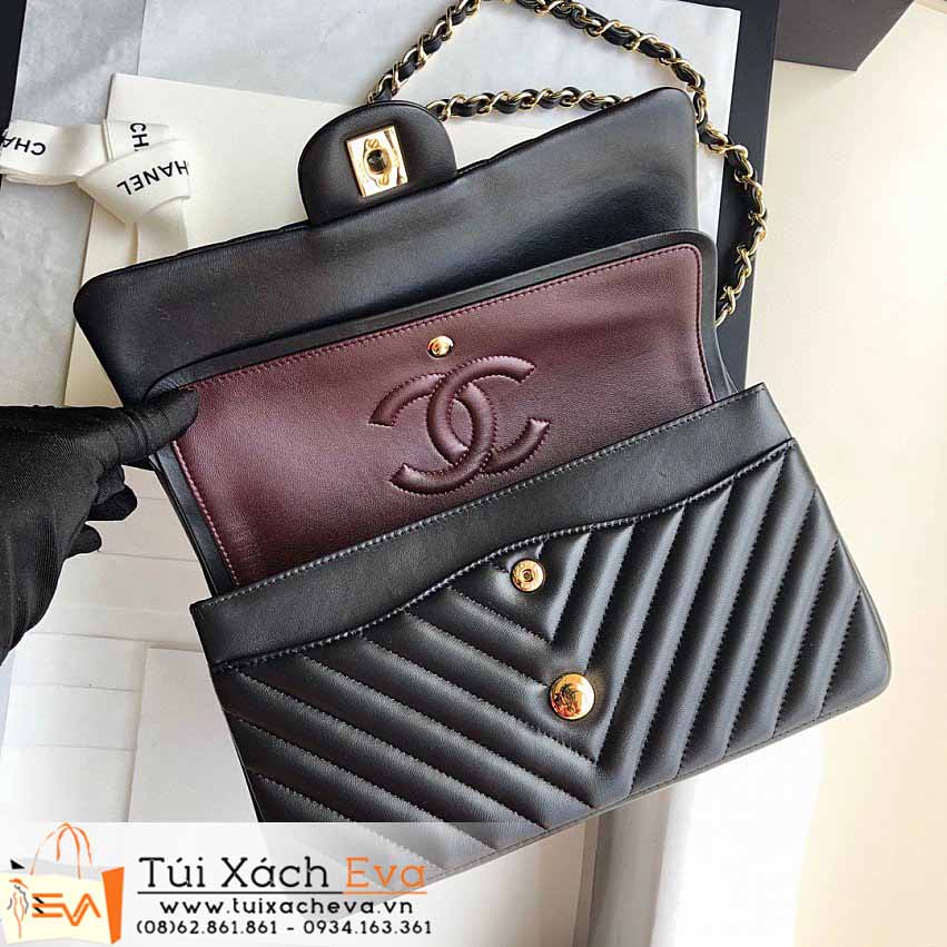 Túi Xách Chanel Classic Flap Bag Siêu Cấp Màu Đen Đẹp A1112.