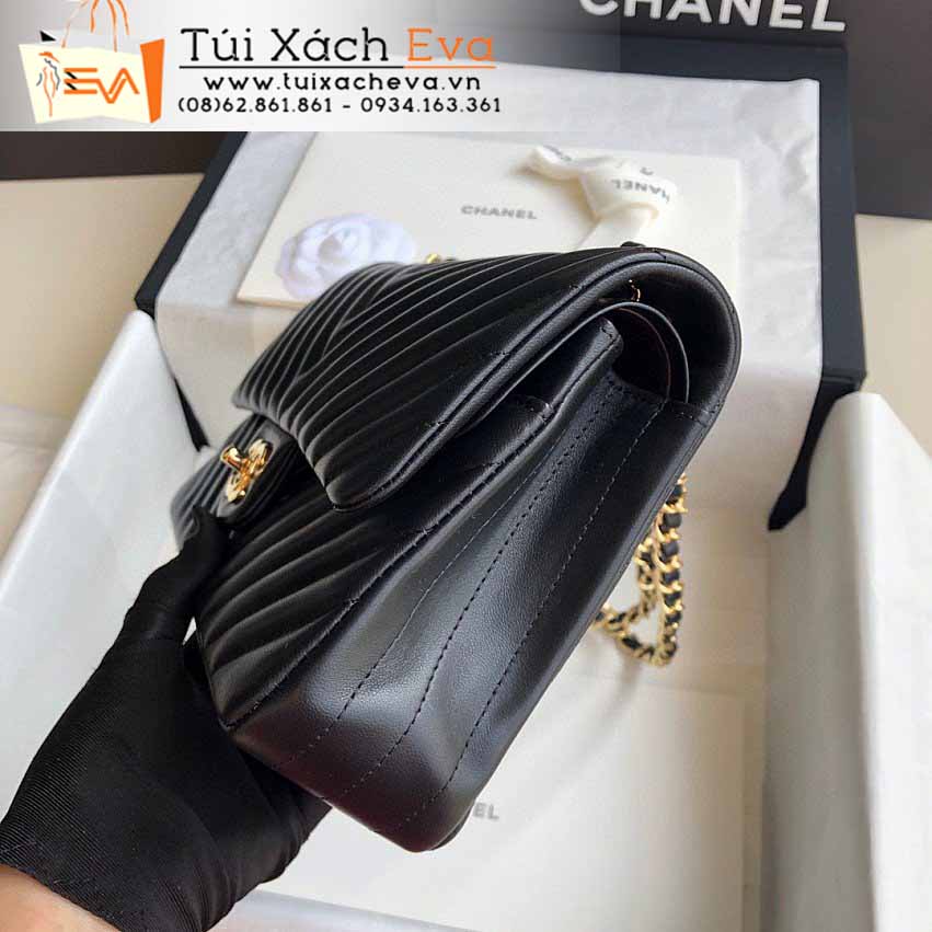 Túi Xách Chanel Classic Flap Bag Siêu Cấp Màu Đen Đẹp A1112.